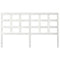 vidaXL Bed Headboard White 165.5x4x100 cm Solid Wood Pine