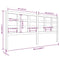 vidaXL Bed Headboard White 205.5x4x100 cm Solid Wood Pine