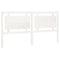 vidaXL Bed Headboard White 185.5x4x100 cm Solid Pine Wood