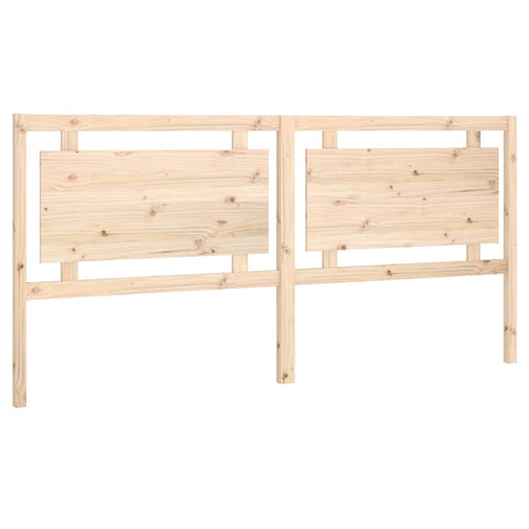 vidaXL Bed Headboard 205.5x4x100 cm Solid Pine Wood