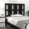 vidaXL Bed Headboard Black 105.5x4x100 cm Solid Wood Pine