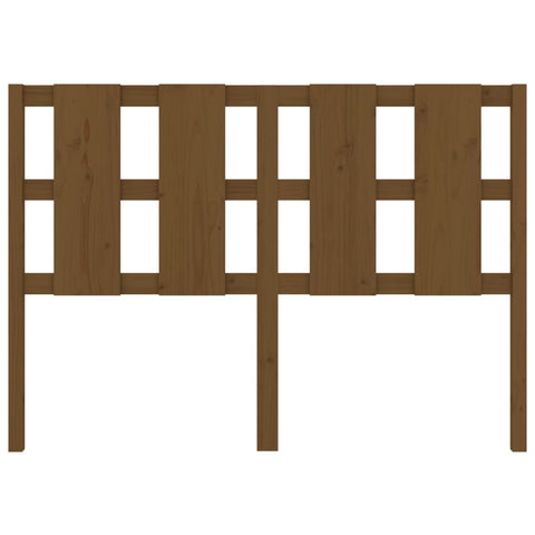 vidaXL Bed Headboard Honey Brown 125.5x4x100 cm Solid Wood Pine