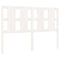 vidaXL Bed Headboard White 145.5x4x100 cm Solid Wood Pine