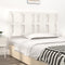 vidaXL Bed Headboard White 145.5x4x100 cm Solid Wood Pine