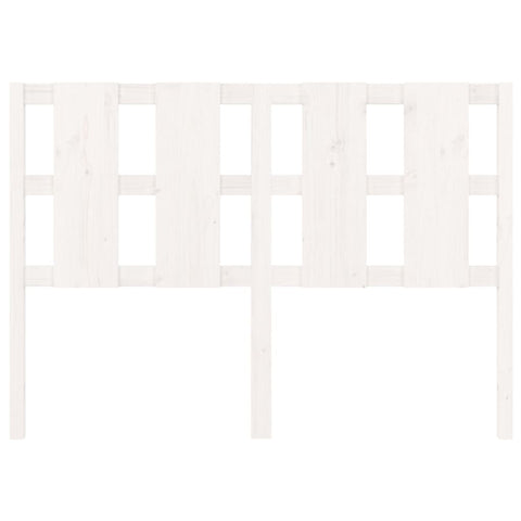 vidaXL Bed Headboard White 145.5x4x100 cm Solid Wood Pine