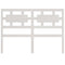 vidaXL Bed Headboard White 185.5x4x100 cm Solid Wood Pine