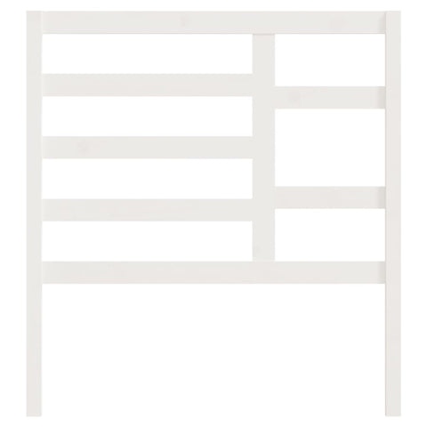 vidaXL Bed Headboard White 81x4x104 cm Solid Wood Pine