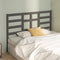 vidaXL Bed Headboard Grey 156x4x104 cm Solid Wood Pine