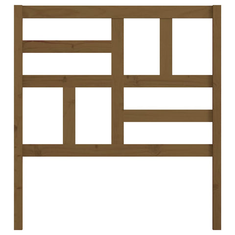 vidaXL Bed Headboard Honey Brown 106x4x104 cm Solid Wood Pine