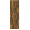 vidaXL Office Cabinet Smoked Oak 60x32x190 cm Engineered Wood