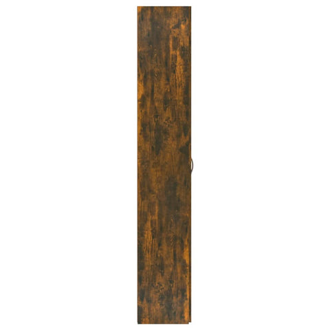 vidaXL Office Cabinet Smoked Oak 60x32x190 cm Engineered Wood