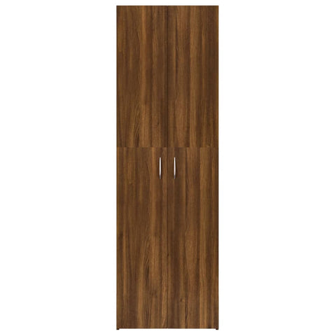 vidaXL Office Cabinet Brown Oak 60x32x190 cm Engineered Wood