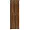 vidaXL Office Cabinet Brown Oak 60x32x190 cm Engineered Wood