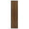 vidaXL Wardrobe with Drawers Brown Oak 50x50x200 cm Engineered Wood