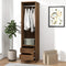 vidaXL Wardrobe with Drawers Brown Oak 50x50x200 cm Engineered Wood