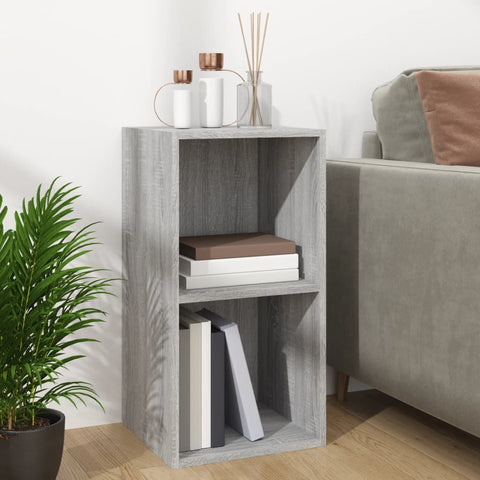 vidaXL Vinyl Storage Box Grey Sonoma 71x34x36 cm Engineered Wood
