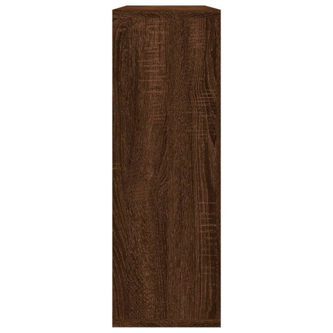 vidaXL Wall Shelf Brown Oak 104x20x58.5 cm Engineered Wood