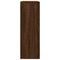 vidaXL Wall Shelf Brown Oak 104x20x58.5 cm Engineered Wood