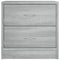vidaXL Bedside Cabinet Grey Sonoma 40x30x40 cm Engineered Wood