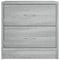 vidaXL Bedside Cabinets 2 pcs Grey Sonoma 40x30x40 cm Engineered Wood
