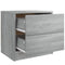 vidaXL Bedside Cabinets 2 pcs Grey Sonoma 40x30x40 cm Engineered Wood