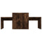 vidaXL Coffee Table Set Smoked Oak 100x48x40 cm Engineered Wood