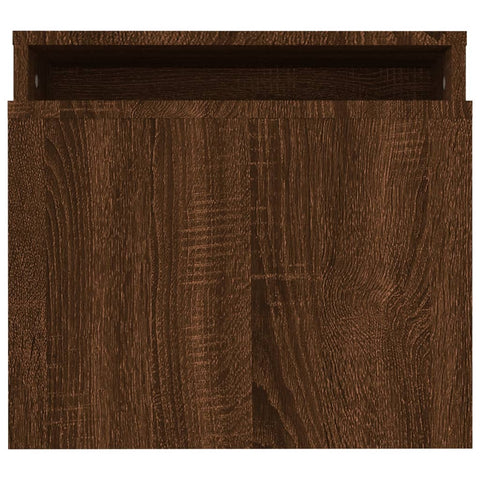 vidaXL Coffee Table Set Brown Oak 100x48x40 cm Engineered Wood