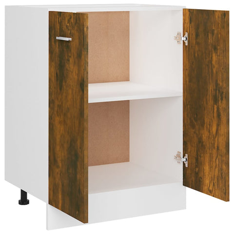 vidaXL Bottom Cabinet Lyon Smoked Oak 60x46x81.5 cm Engineered Wood
