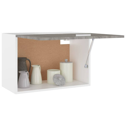 vidaXL Hanging Cabinet Lyon Grey Sonoma 60x31x40 cm Engineered Wood