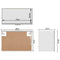 vidaXL Hanging Cabinet Lyon Grey Sonoma 60x31x40 cm Engineered Wood