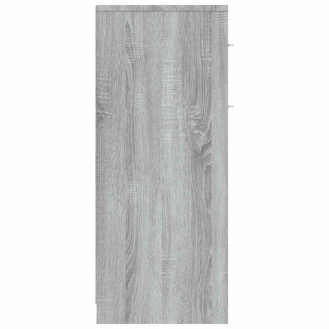 vidaXL Bathroom Cabinet Grey Sonoma 60x33x80 cm Engineered Wood