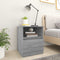 vidaXL Bedside Cabinet Grey Sonoma 40x40x50 cm Engineered Wood