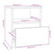 vidaXL Bedside Cabinets 2 pcs Grey Sonoma 40x40x50 cm Engineered Wood