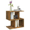 vidaXL Bedside Cabinet Smoked Oak 50x30x51.5 cm Engineered Wood