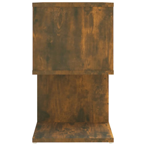 vidaXL Bedside Cabinet Smoked Oak 50x30x51.5 cm Engineered Wood