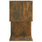 vidaXL Bedside Cabinet Smoked Oak 50x30x51.5 cm Engineered Wood