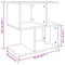 vidaXL Bedside Cabinet Grey Sonoma 50x30x51.5 cm Engineered Wood
