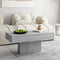 vidaXL Coffee Table Grey Sonoma 96x50x45 cm Engineered Wood
