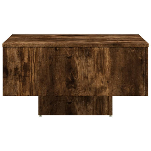 vidaXL Coffee Table Smoked Oak 60x60x31.5 cm Engineered Wood