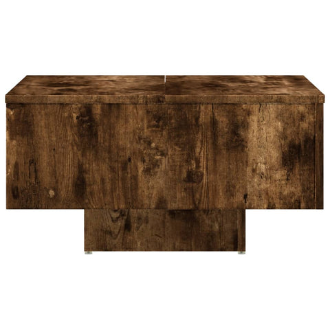 vidaXL Coffee Table Smoked Oak 60x60x31.5 cm Engineered Wood