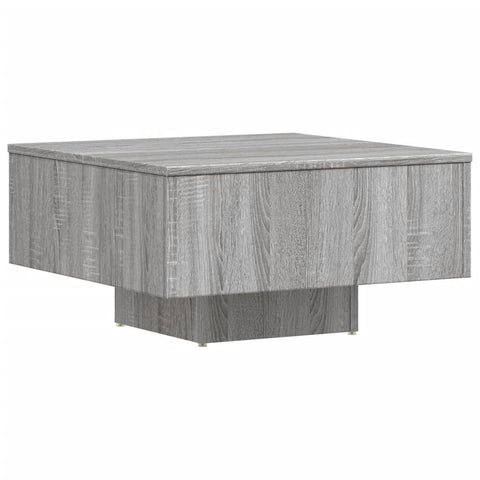 vidaXL Coffee Table Grey Sonoma 60x60x31.5 cm Engineered Wood