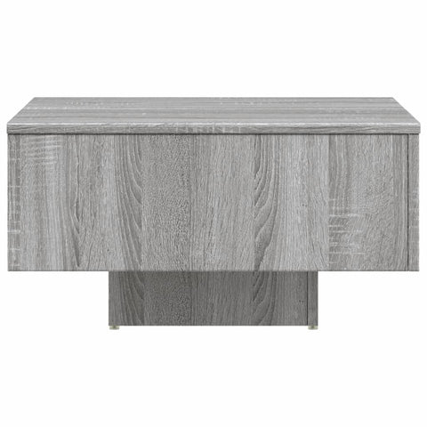 vidaXL Coffee Table Grey Sonoma 60x60x31.5 cm Engineered Wood
