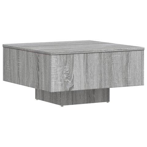vidaXL Coffee Table Grey Sonoma 60x60x31.5 cm Engineered Wood