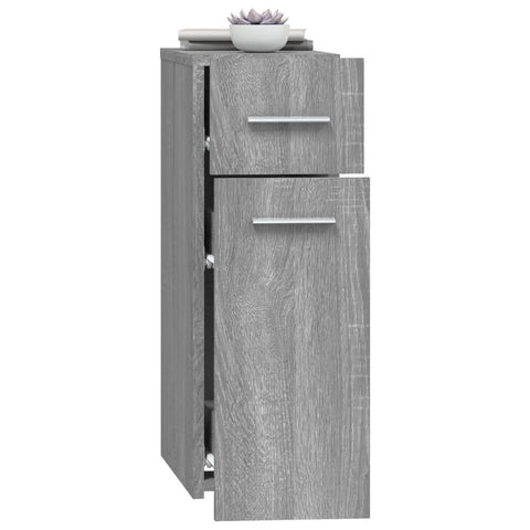 vidaXL Apothecary Cabinet Grey Sonoma 20x45.5x60 cm Engineered Wood
