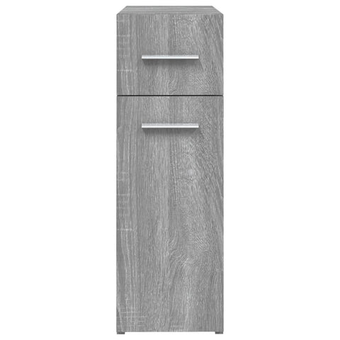 vidaXL Apothecary Cabinet Grey Sonoma 20x45.5x60 cm Engineered Wood