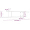 vidaXL Wall-Mounted TV Shelf Smoked Oak 125x18x23 cm Engineered Wood