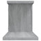 vidaXL Wall-Mounted TV Shelf Grey Sonoma 125x18x23 cm Engineered Wood