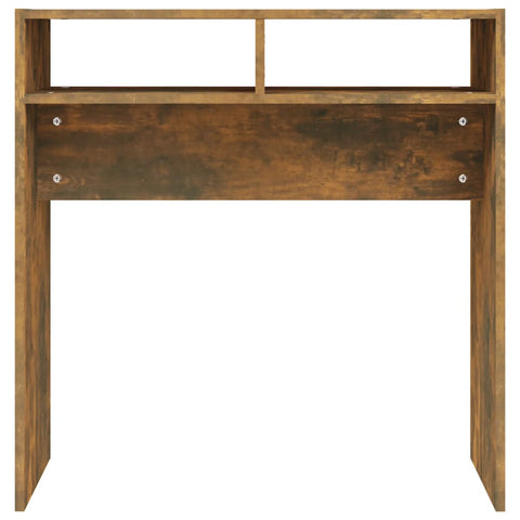vidaXL Console Table Smoked Oak 78x30x80 cm Engineered Wood