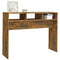 vidaXL Console Table Smoked Oak 105x30x80 cm Engineered Wood