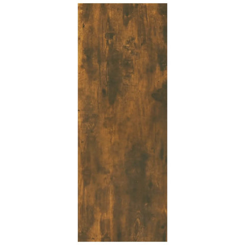 vidaXL Console Table Smoked Oak 105x30x80 cm Engineered Wood